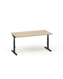 Click-T bureau, onderstel kleur zwart, werkblad 160x80cm
