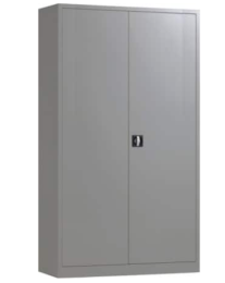 Draaideurkast CH195120, gelast, kleur grijs, hoogte 195cm