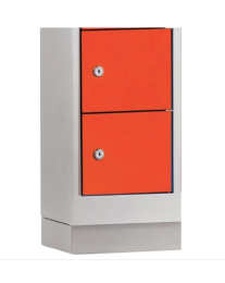 Mini Locker, rood, 30 deurtjes