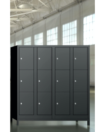Dark Line Locker, halfhoog, complete set