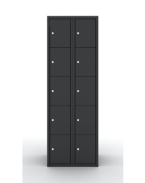 Dark Line Lockers, 1 kolom, 5 deurtjes, VH180210