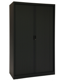 Voordelige Roldeurkast CHS195120, kleur zwart, hoogte 195cm