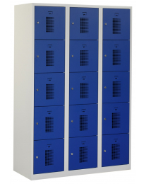 Premium Locker, 120cm breed, blauw