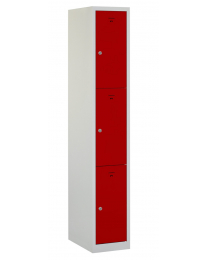 Premium locker, PH18013, gladde deur, rood