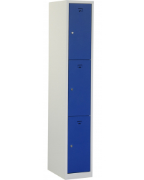 Premium locker, PH18013, gladde deur, blauw