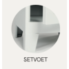 Setvoet voor garderobekast|locker