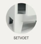Setvoet voor garderobekast|locker