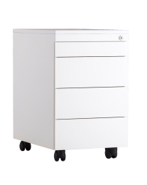 Ladeblok YGKPLUS603, 3 lades + pennenlade, kleur wit