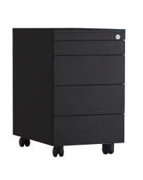 Ladeblok YGKPLUS603, 3 lades + pennenlade, kleur zwart
