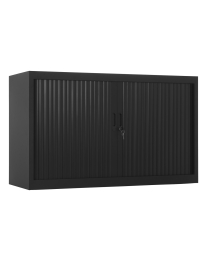 Roldeurkast CHS73120, zwart, 73cm hoog