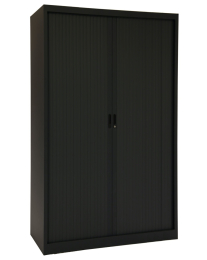 Voordelige Roldeurkast CHS195120, kleur zwart, hoogte 195cm