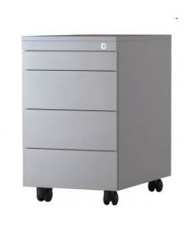 Ladeblok YGKPLUS803, 3 lades + pennenlade, kleur GRIJS
