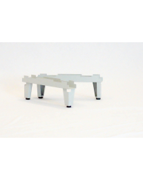 Set poten voor onder garderobekast, hoogte 15cm.