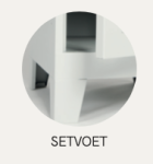 Setvoet voor garderobekast|locker