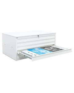 Tekeningen kast TEK130, 5 lades, papierformaat A0, ZONDER topblad, H55xB130XD90cm