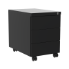 Ladeblok YKG603, kleur ZWART, 60cm diep, 3 laden, H55xB39cm